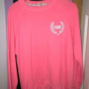 PINK crew neck sweatshirt